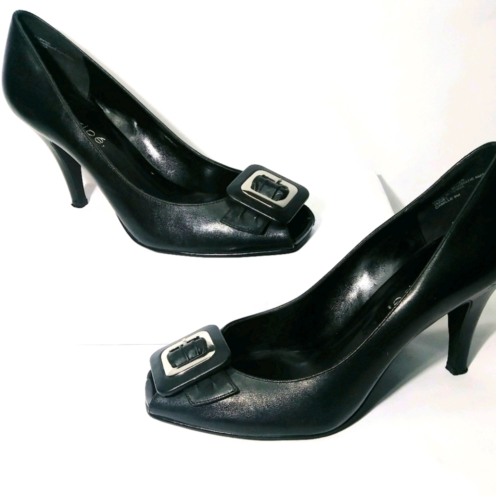 Maripe black heels shoes